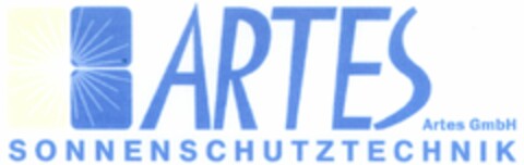 ARTES GmbH SONNENSCHUTZTECHNIK Logo (DPMA, 02.03.2005)