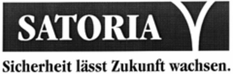 SATORIA Sicherheit lässt Zukunft wachsen. Logo (DPMA, 09.03.2005)