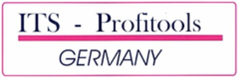 ITS - Profitools GERMANY Logo (DPMA, 30.12.2005)