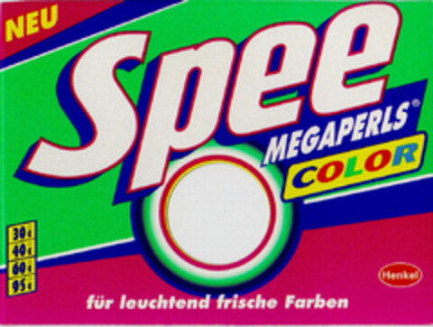 Spee MEGAPERLS COLOR Logo (DPMA, 11/20/1996)