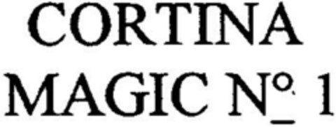 CORTINA MAGIC N° 1 Logo (DPMA, 13.06.1997)