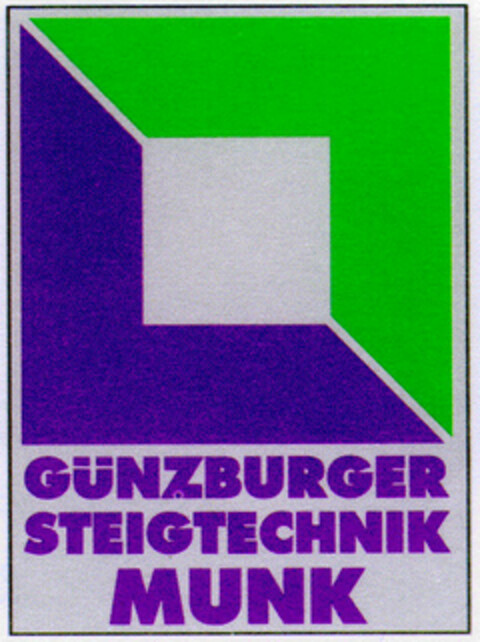 GÜNZBURGER STEIGTECHNIK MUNK Logo (DPMA, 12/20/1997)