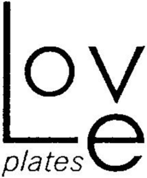 Love plates Logo (DPMA, 29.08.1998)
