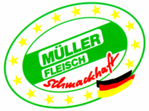 MÜLLER FLEISCH schmackhaft Logo (DPMA, 30.07.1999)