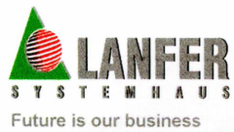 LANFER SYSTEMHAUS Future is our business Logo (DPMA, 29.09.1999)