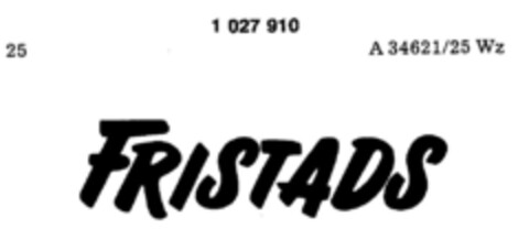 FRISTADS Logo (DPMA, 29.05.1981)