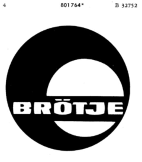 BRÖTJE Logo (DPMA, 05.12.1964)