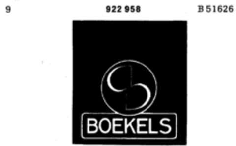 BOEKELS Logo (DPMA, 08.10.1973)