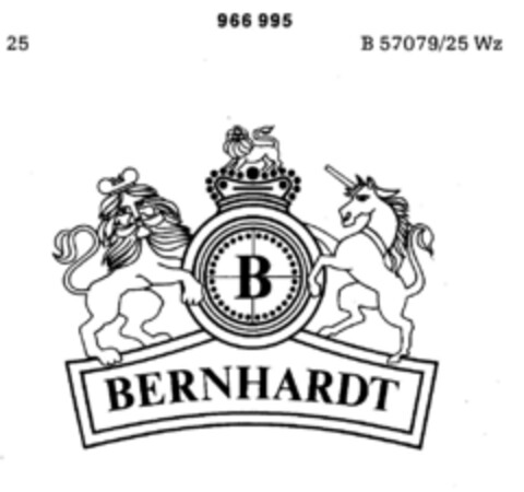 BERNHARDT Logo (DPMA, 26.10.1976)