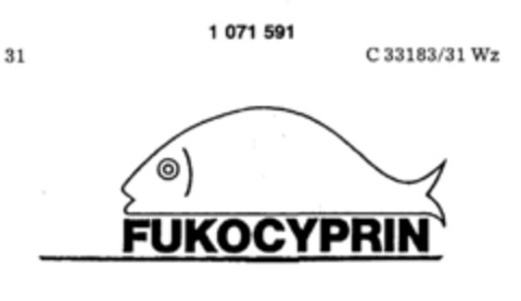 FUKOCYPRIN Logo (DPMA, 06/06/1984)