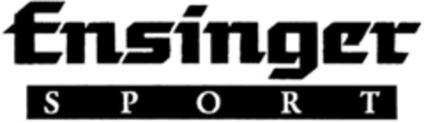 Ensinger S P O R T Logo (DPMA, 03.09.1991)