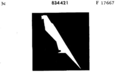 834421 Logo (DPMA, 26.10.1966)