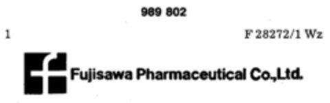 f Fujisawa Pharmaceutical Co., Ltd. Logo (DPMA, 03.10.1978)