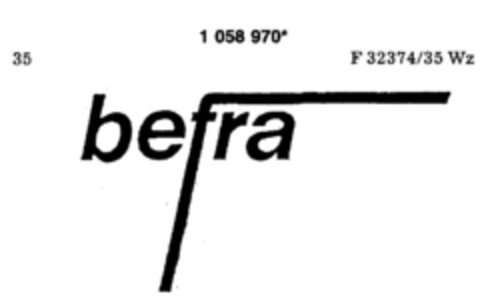 befra Logo (DPMA, 16.12.1983)