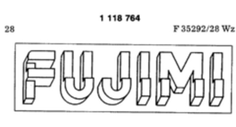 FUJIMI Logo (DPMA, 30.04.1987)