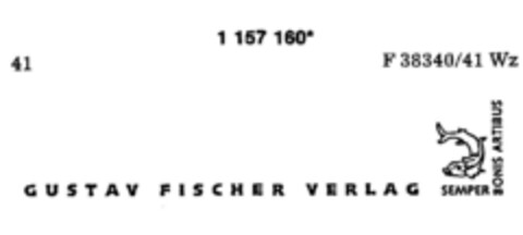 GUSTAV FISCHER VERLAG Logo (DPMA, 23.02.1990)