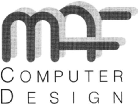 MAF COMPUTER DESIGN Logo (DPMA, 28.03.1991)