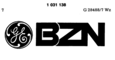 BZN Logo (DPMA, 10.01.1981)