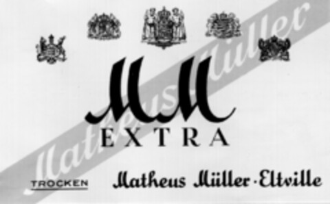 MM EXTRA TROCKEN Matheus Müller Eltville Logo (DPMA, 28.03.1961)