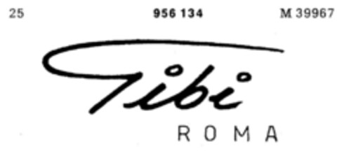 Gibi R O M A Logo (DPMA, 19.12.1974)