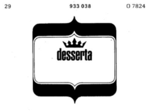 desserta Logo (DPMA, 07.04.1973)