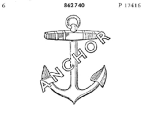 ANCHOR Logo (DPMA, 20.05.1968)