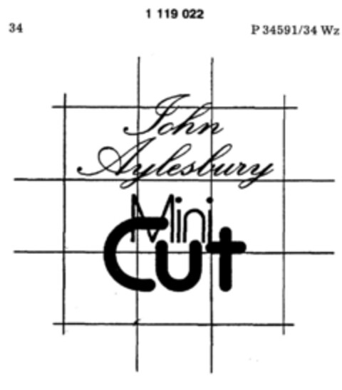 John Aylesbury Mini Cut Logo (DPMA, 21.11.1986)