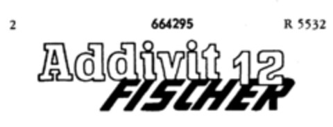 Addivit 12 FISCHER Logo (DPMA, 12.11.1953)