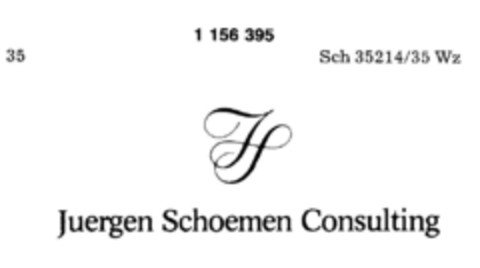 Juergen Schoemen Consulting JS Logo (DPMA, 08.04.1989)