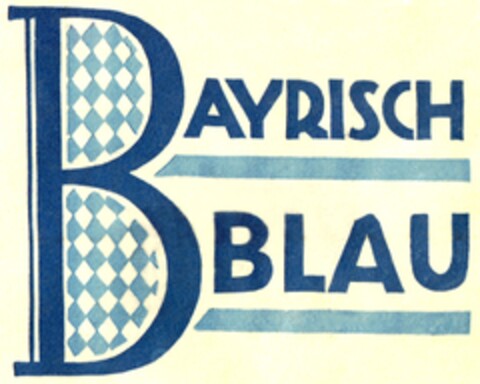 BAYRISCH BLAU Logo (DPMA, 15.11.1932)