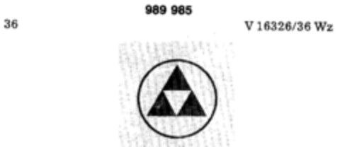989985 Logo (DPMA, 02.04.1979)