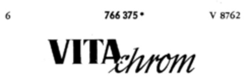 VITA chrom Logo (DPMA, 07.07.1962)