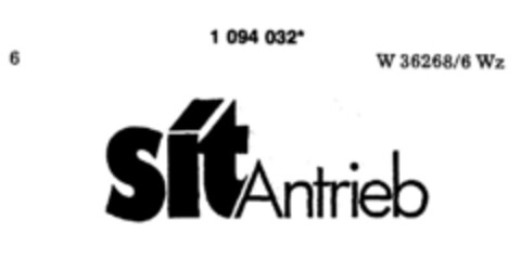 sit Antrieb Logo (DPMA, 27.06.1986)