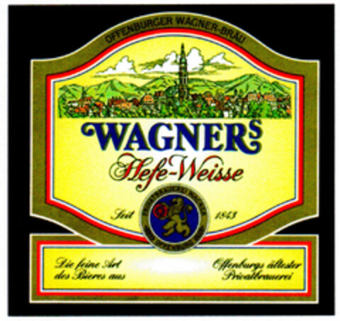 WAGNERs Hefe-Weisse Logo (DPMA, 10/25/2000)