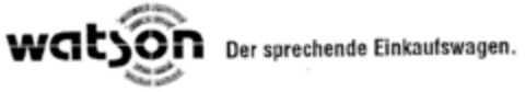 watson Der sprechende Einkaufswagen. Logo (DPMA, 15.08.2001)