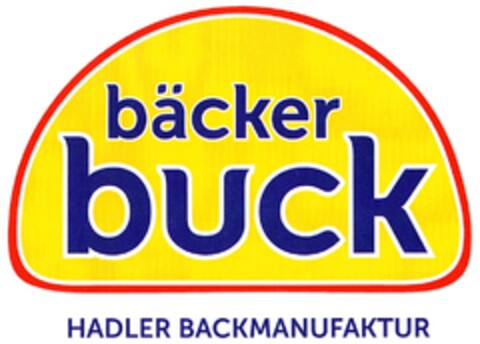 bäcker buck HADLER BACKMANUFAKTUR Logo (DPMA, 10.12.2011)