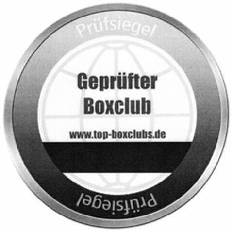 Geprüfter Boxclub www.top-boxclubs.de Prüfsiegel Logo (DPMA, 10/31/2012)