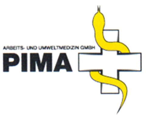 ARBEITS- UND UMWELTMEDIZIN GMBH PIMA Logo (DPMA, 27.03.2014)