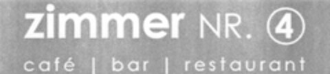 zimmer NR. 4 café | bar | restaurant Logo (DPMA, 01.10.2014)