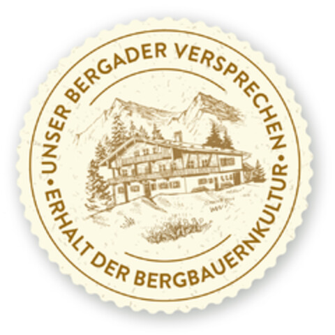 UNSER BERGADER VERSPRECHEN · ERHALT DER BERGBAUERNKULTUR Logo (DPMA, 16.12.2019)