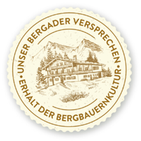 UNSER BERGADER VERSPRECHEN · ERHALT DER BERGBAUERNKULTUR Logo (DPMA, 12/16/2019)