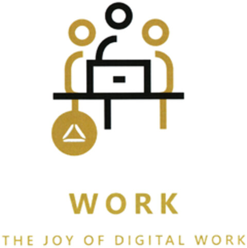 WORK THE JOY OF DIGITAL WORK Logo (DPMA, 02.10.2021)