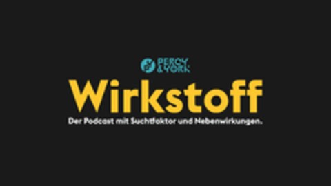 PY PERCY & YORK Wirkstoff Der Podcast mit Suchtfaktor und Nebenwirkungen. Logo (DPMA, 15.11.2021)