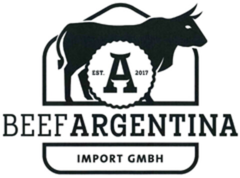 BEEF ARGENTINA IMPORT GMBH EST. A 2017 Logo (DPMA, 09/15/2023)