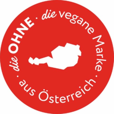 die OHNE · die vegane Marke · aus Österreich Logo (DPMA, 05/09/2023)