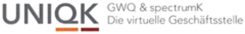 UNIQK GWO & spectrumK Die virtuelle Geschäftsstelle Logo (DPMA, 04/10/2024)