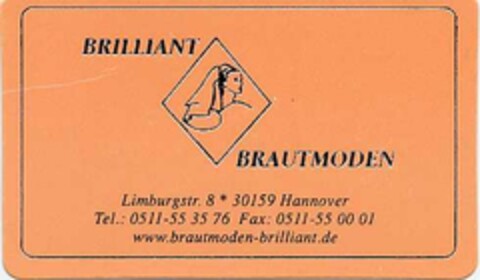 BRILLIANT BRAUTMODEN Logo (DPMA, 13.11.2002)
