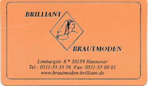 BRILLIANT BRAUTMODEN Logo (DPMA, 11/13/2002)