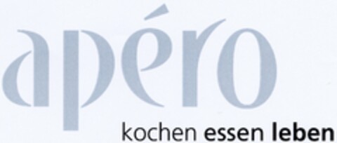 apéro kochen essen leben Logo (DPMA, 08.07.2003)