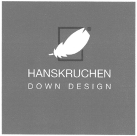 HANSKRUCHEN DOWN DESIGN Logo (DPMA, 06/05/2007)